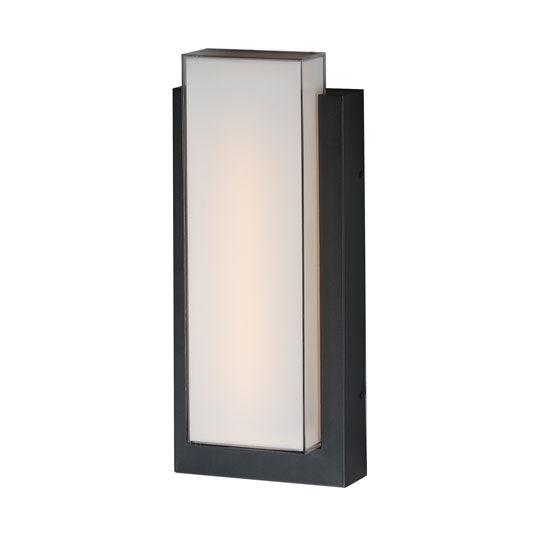 LED Black Aluminum Frame with Acrylic Diffuser Outdoor Wall Sconce - LV LIGHTING