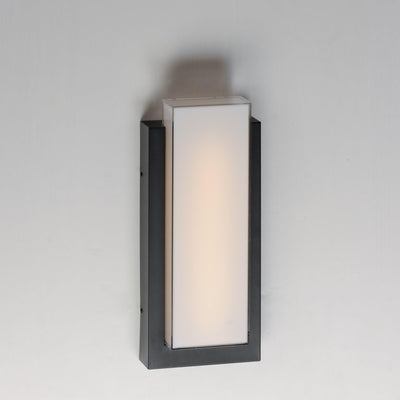 LED Black Aluminum Frame with Acrylic Diffuser Outdoor Wall Sconce - LV LIGHTING