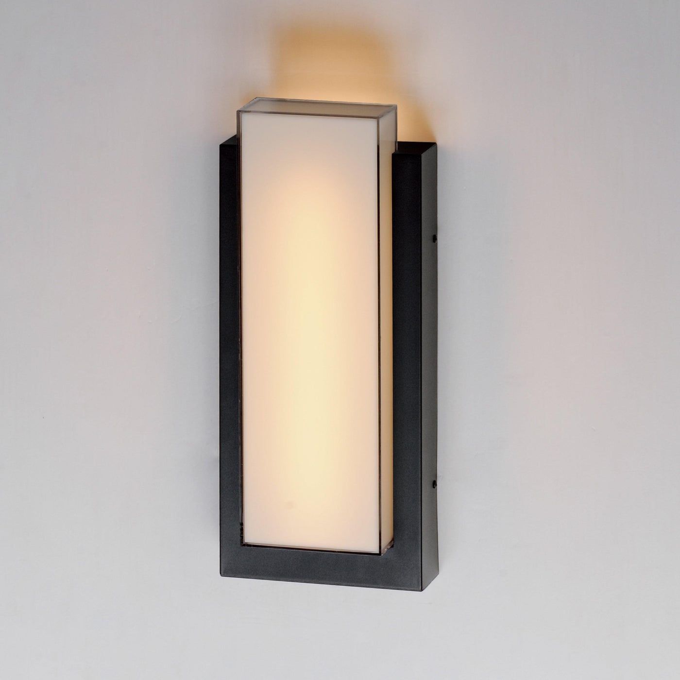 LED Black Aluminum Frame with Acrylic Diffuser Outdoor Wall Sconce - LV LIGHTING