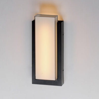 LED Black Aluminum Frame with Acrylic Diffuser Outdoor Wall Sconce - LV LIGHTING