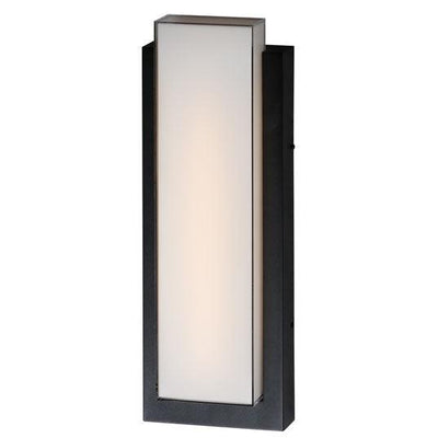 LED Black Aluminum Frame with Acrylic Diffuser Outdoor Wall Sconce - LV LIGHTING