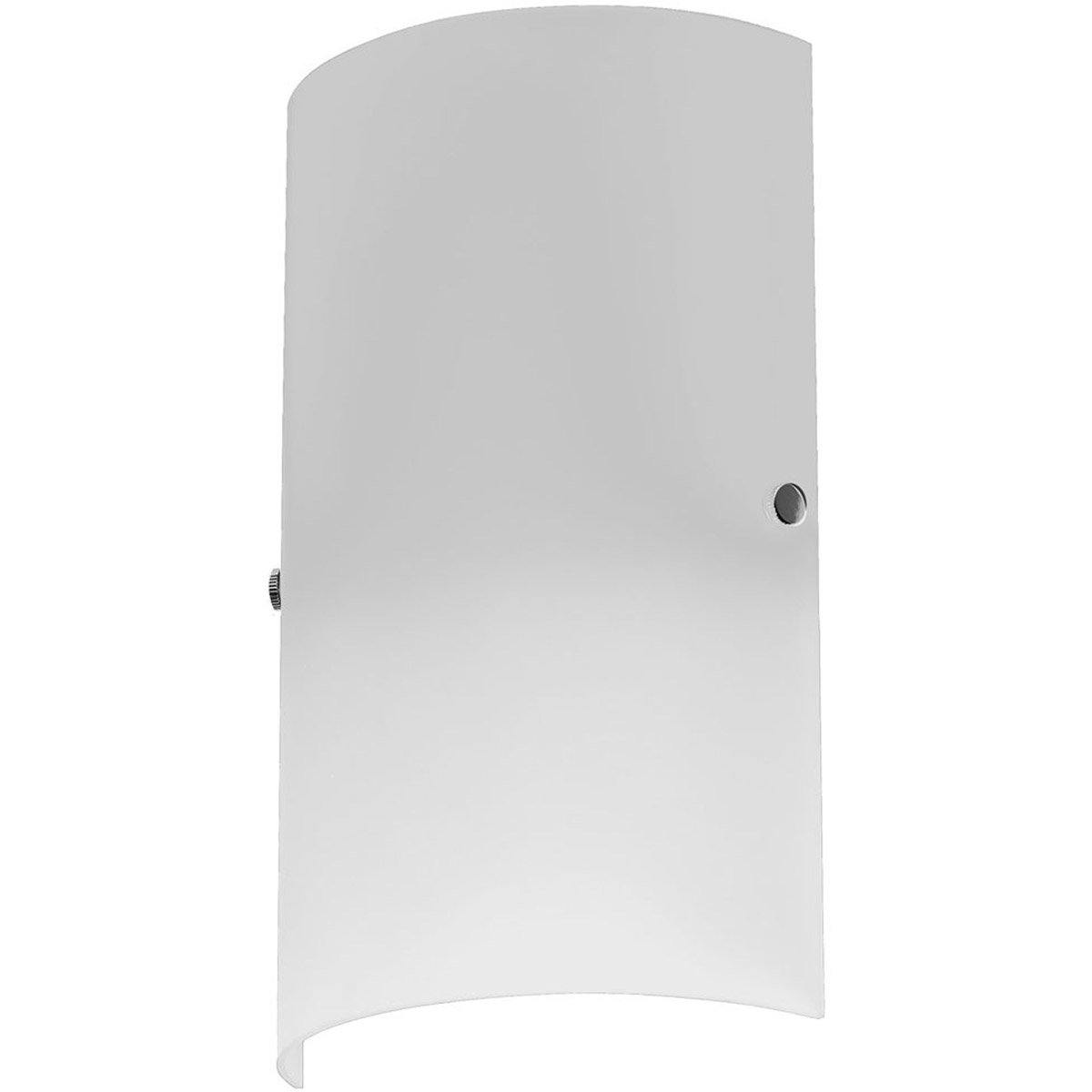 Frosted Curve Glass Shade Wall Sconce - LV LIGHTING