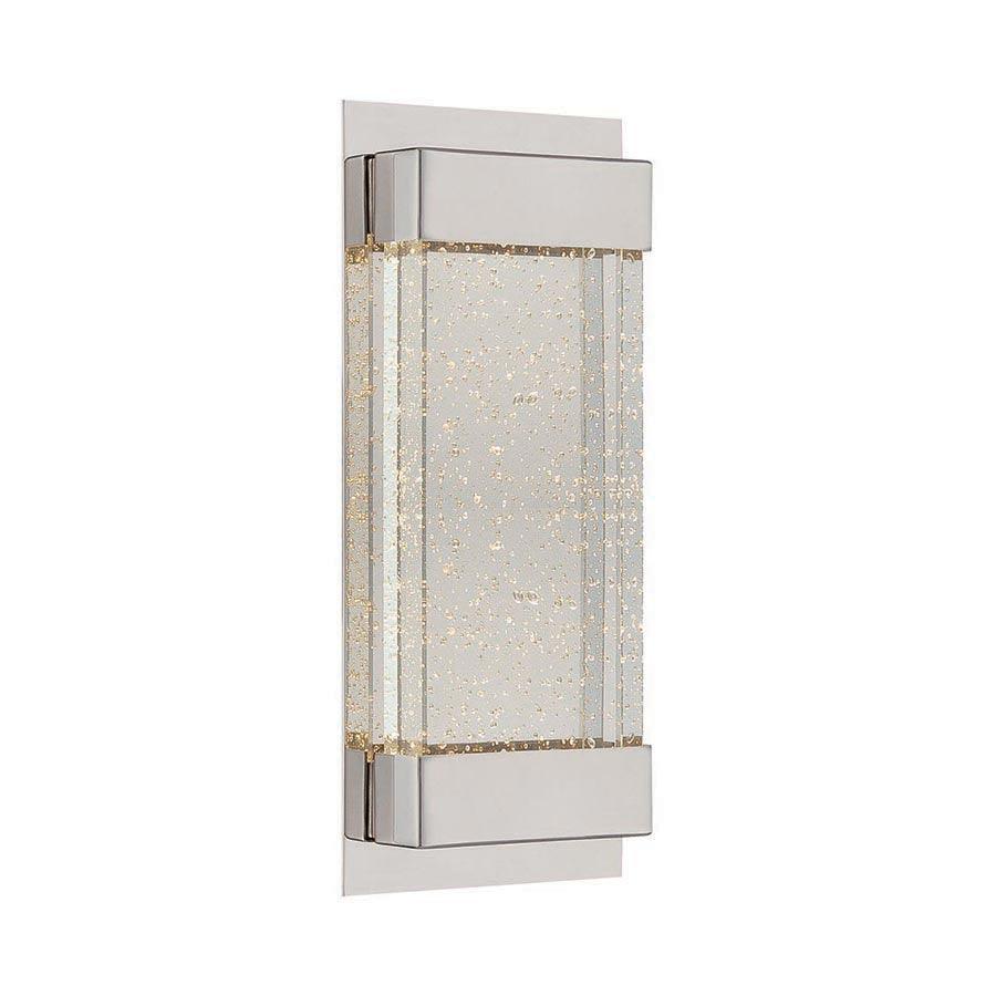 LED Aluminum Frame with Seedy Glass Diffuser Wall Sconce - LV LIGHTING