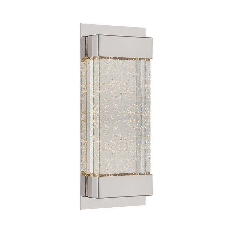 LED Aluminum Frame with Seedy Glass Diffuser Wall Sconce - LV LIGHTING
