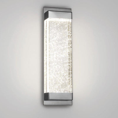 LED Aluminum Frame with Seedy Glass Diffuser Wall Sconce - LV LIGHTING