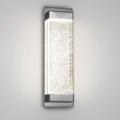 LED Aluminum Frame with Seedy Glass Diffuser Wall Sconce - LV LIGHTING