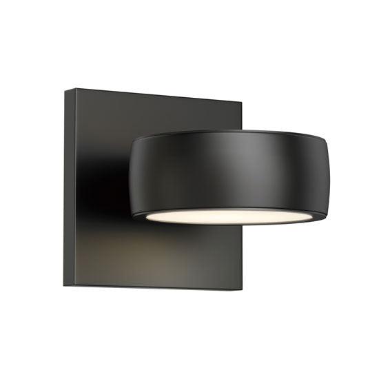 LED Black Aluminum Frame with Acrylic Lens Outdoor Wall Sconce - LV LIGHTING
