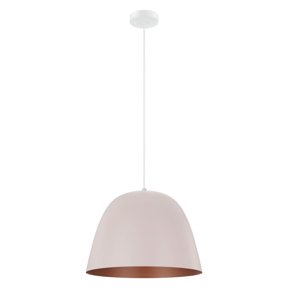 White with Blue Single Light pendant - LV LIGHTING