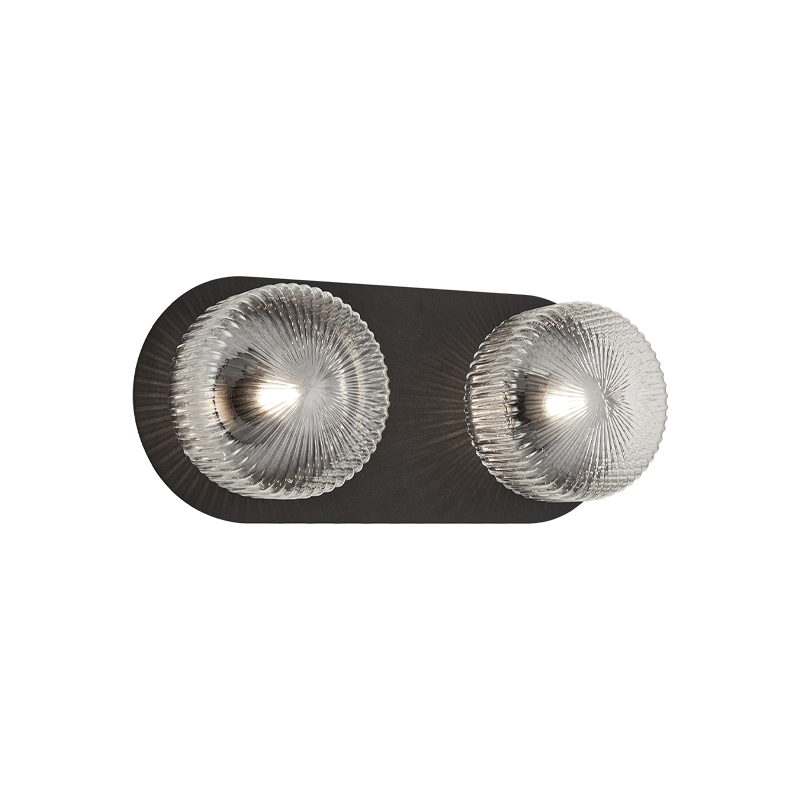 Steel Frame with Glass Diffuser Vanity Light