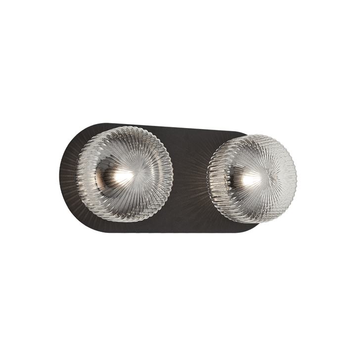 Steel Frame with Glass Diffuser Vanity Light