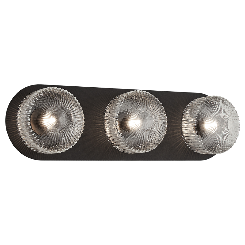 Steel Frame with Glass Diffuser Vanity Light