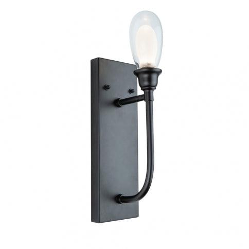 LED Black Frame and Arm with Dual Glass Diffuser Outdoor Wall Sconce - LV LIGHTING