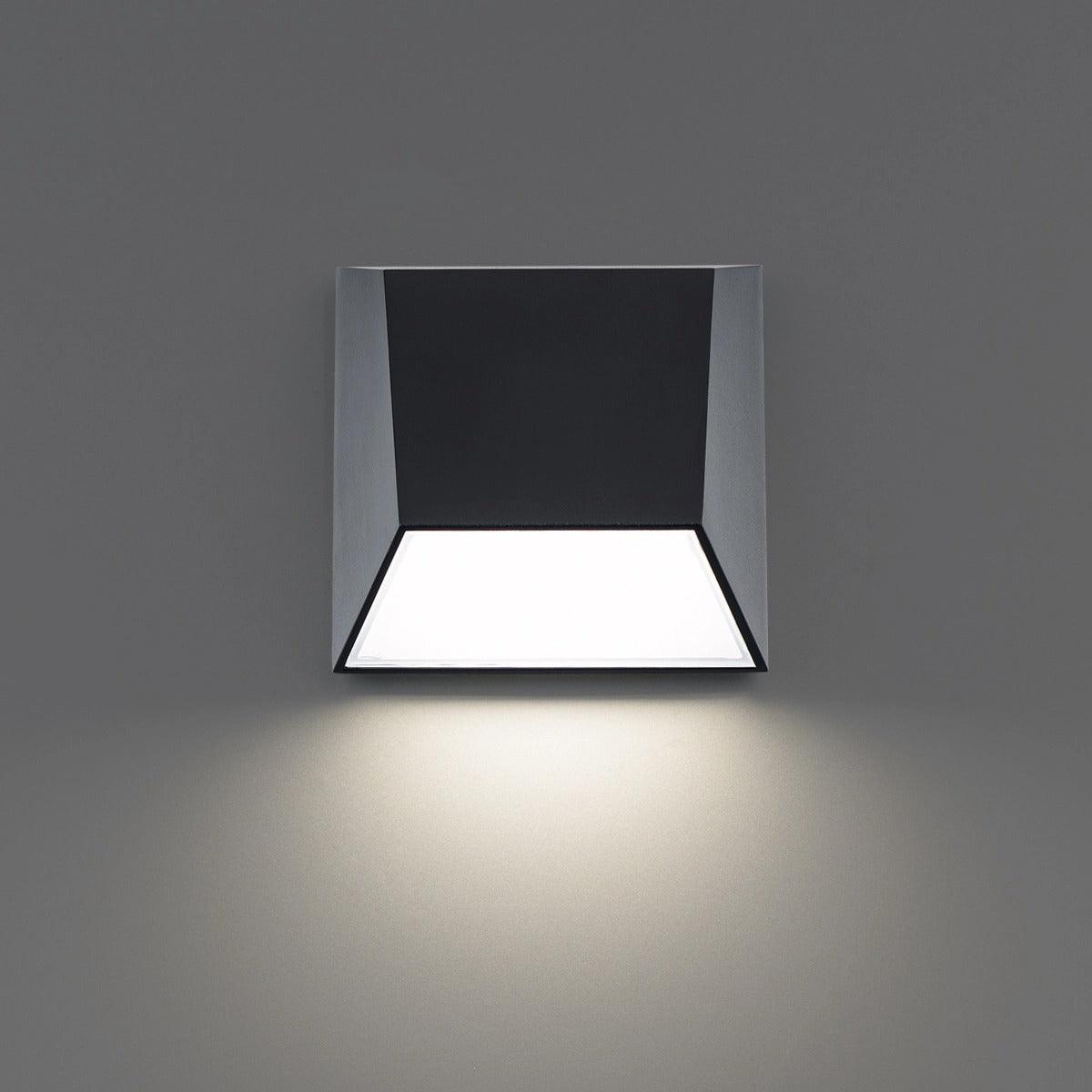 LED Aluminum Frame with Glass Diffuser Color Changeable Outdoor Wall Sconce - LV LIGHTING