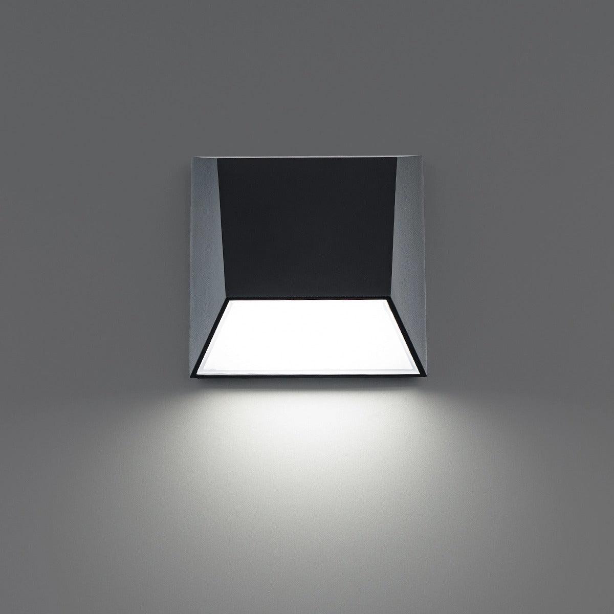 LED Aluminum Frame with Glass Diffuser Color Changeable Outdoor Wall Sconce - LV LIGHTING