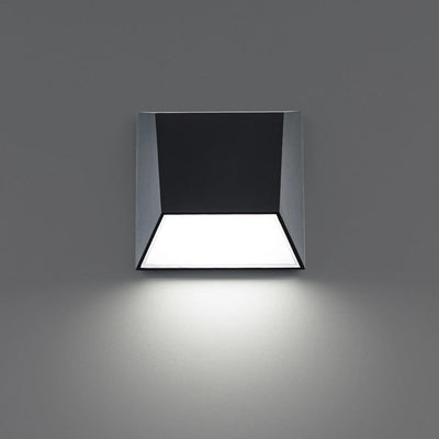 LED Aluminum Frame with Glass Diffuser Color Changeable Outdoor Wall Sconce - LV LIGHTING