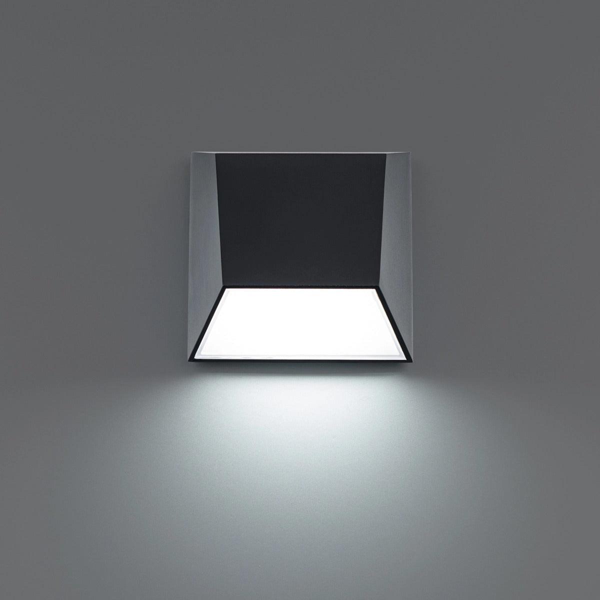 LED Aluminum Frame with Glass Diffuser Color Changeable Outdoor Wall Sconce - LV LIGHTING