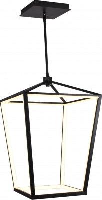 LED Steel Caged with Acrylic Diffuser Pendant - LV LIGHTING