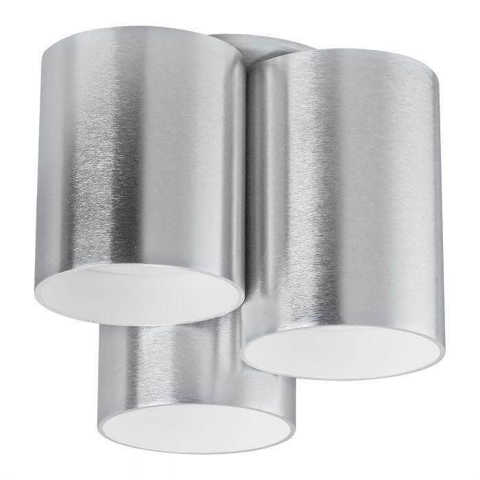 Aluminum 3 Light Flush Mount - LV LIGHTING