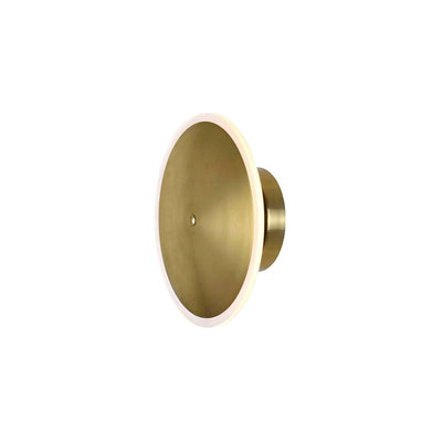 LED Brass Disk Wall Sconce - LV LIGHTING