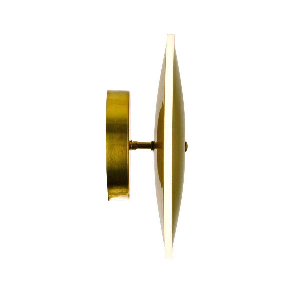LED Brass Disk Wall Sconce - LV LIGHTING