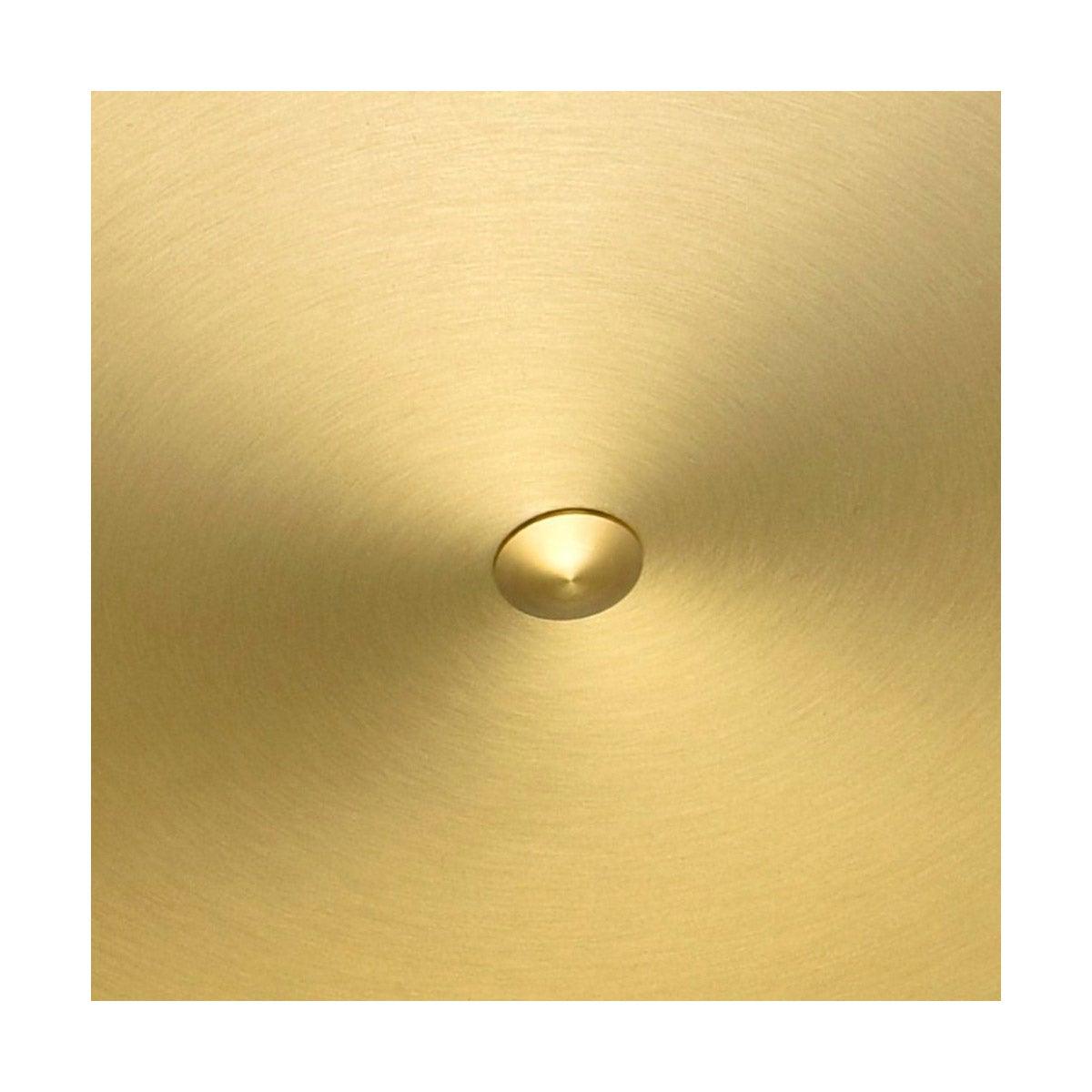 LED Brass Disk Wall Sconce - LV LIGHTING
