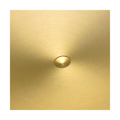LED Brass Disk Wall Sconce - LV LIGHTING