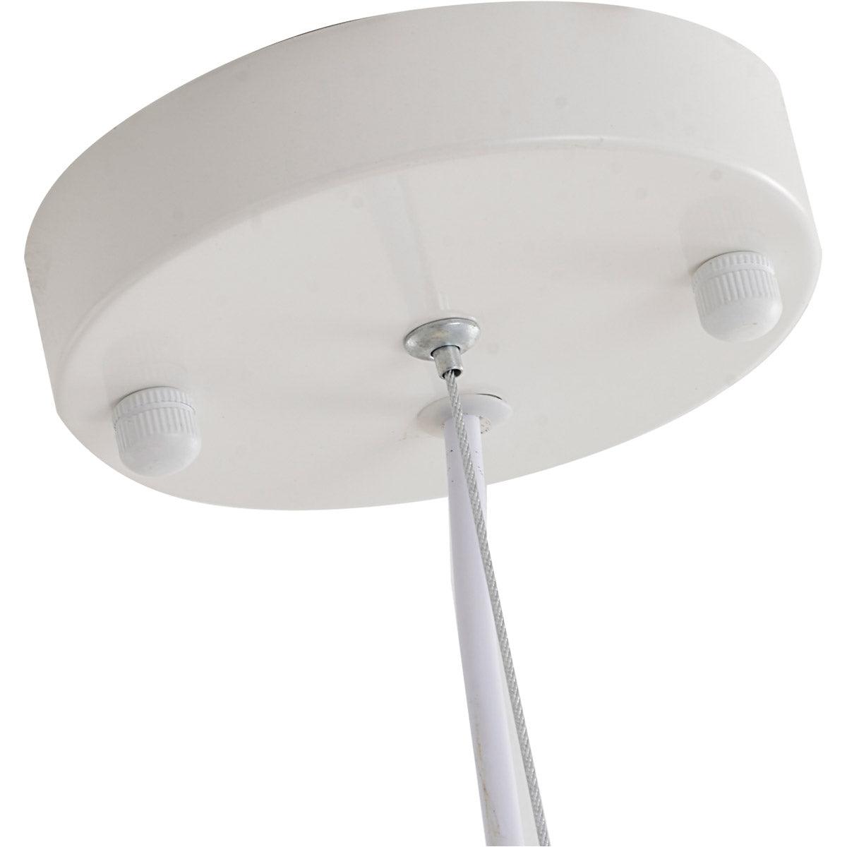 LED White PVC Net Shade Chandelier - LV LIGHTING