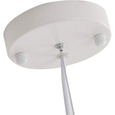 LED White PVC Net Shade Chandelier - LV LIGHTING