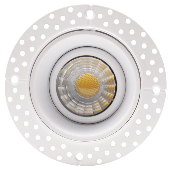 LED Trimless LED Gimbal with 5 Color Changeable Setting in White by FDL