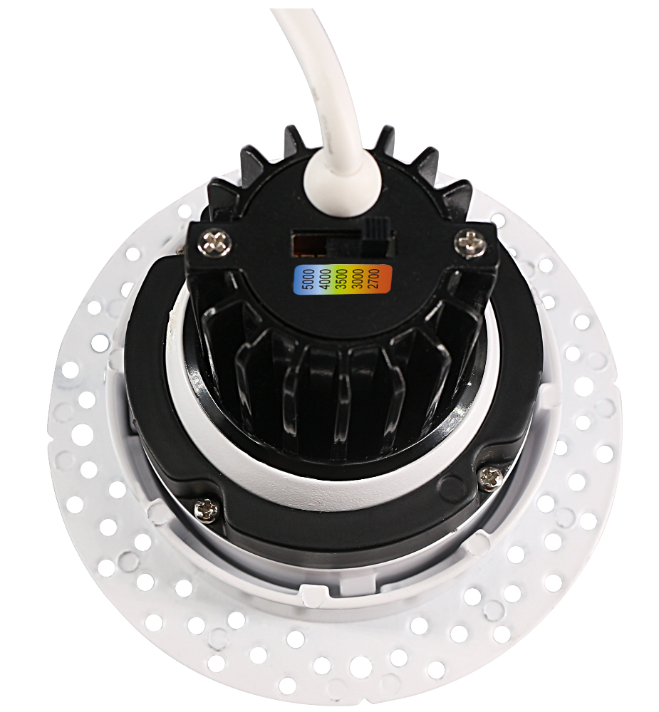 LED Trimless LED Gimbal with 5 Color Changeable Setting