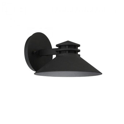 LED Aluminum Shade with Glass Diffuser Outdoor Wall Sconce - LV LIGHTING