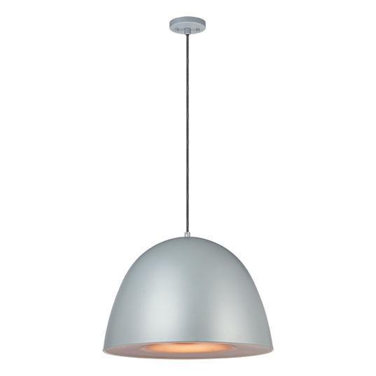 LED Black with Satin Brass Pendant (Large) - LV LIGHTING