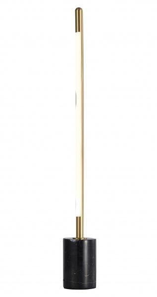 LED Brass Frame with Black Marble Base Table Lamp - LV LIGHTING