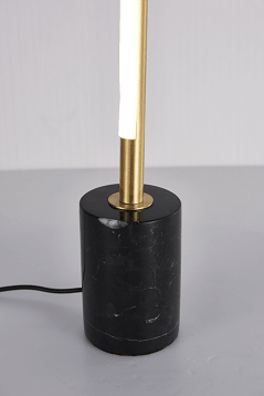 LED Brass Frame with Black Marble Base Table Lamp - LV LIGHTING