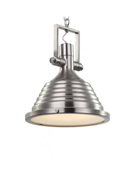 Chrome with Diffused Shade Pendant - LV LIGHTING