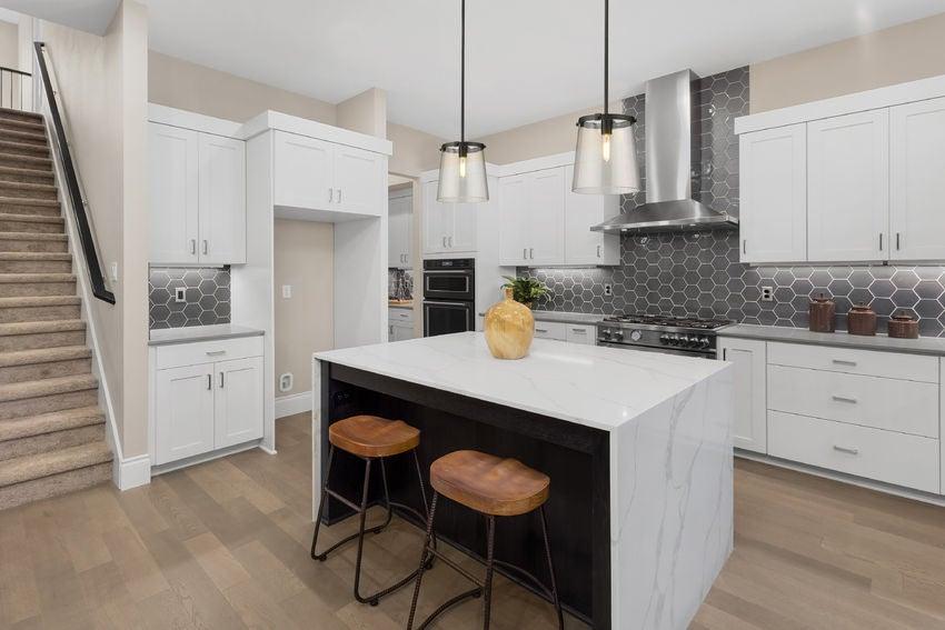 Steel with Clear Glass Shade Pendant - LV LIGHTING