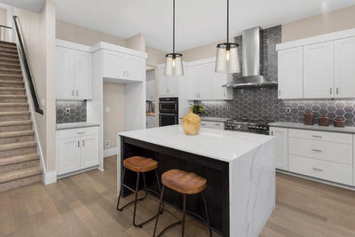 Steel with Clear Glass Shade Pendant - LV LIGHTING