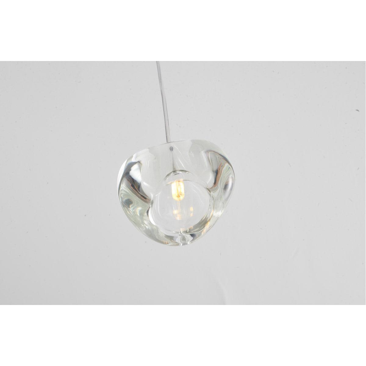 Chrome Frame with Clear Glass Pendant - LV LIGHTING