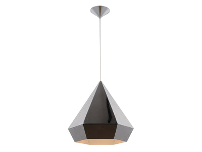 Steel Geometric Diamond Shade Pendant