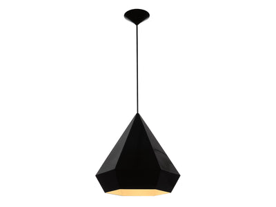 Steel Geometric Diamond Shade Pendant