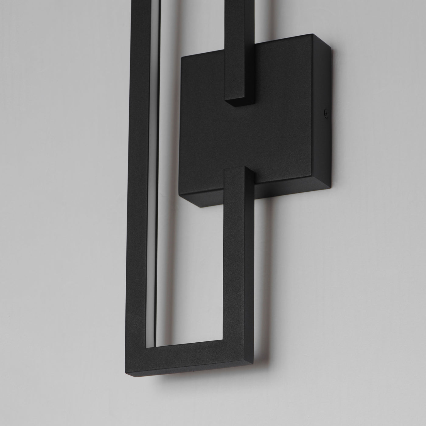 Steel Rectangular Frame with Acrylic Diffuser Wall Sconce