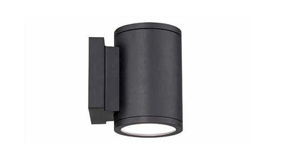 LED Cylindrical Aluminum Frame with Acrylic Diffuser Outdoor Wall Sconce - LV LIGHTING