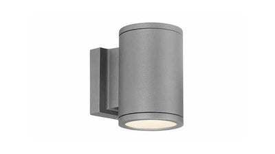 LED Cylindrical Aluminum Frame with Acrylic Diffuser Outdoor Wall Sconce - LV LIGHTING
