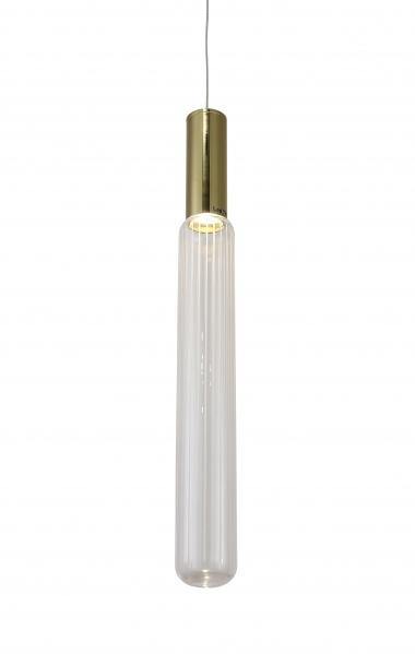 LED Gold with Clear Glass Pendant - LV LIGHTING