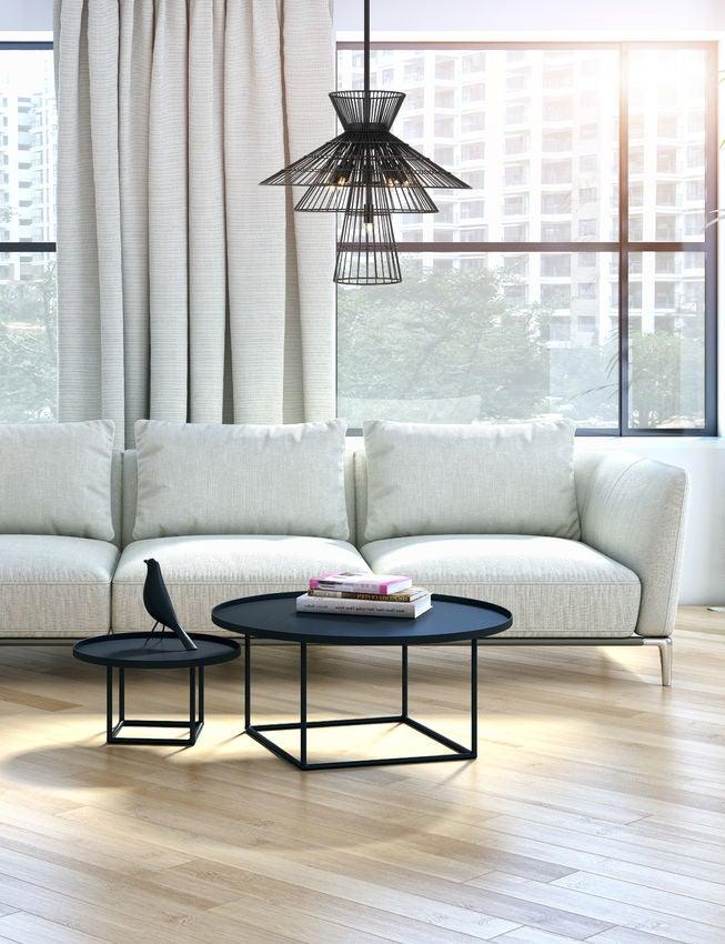 Basket Shade Chandelier - LV LIGHTING
