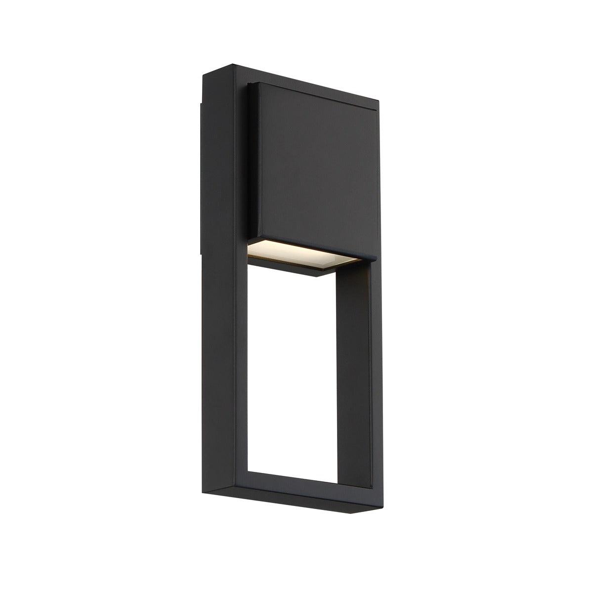 LED Aluminum Frame with Glass Diffuser Rectangular Outdoor Wall Sconce - LV LIGHTING