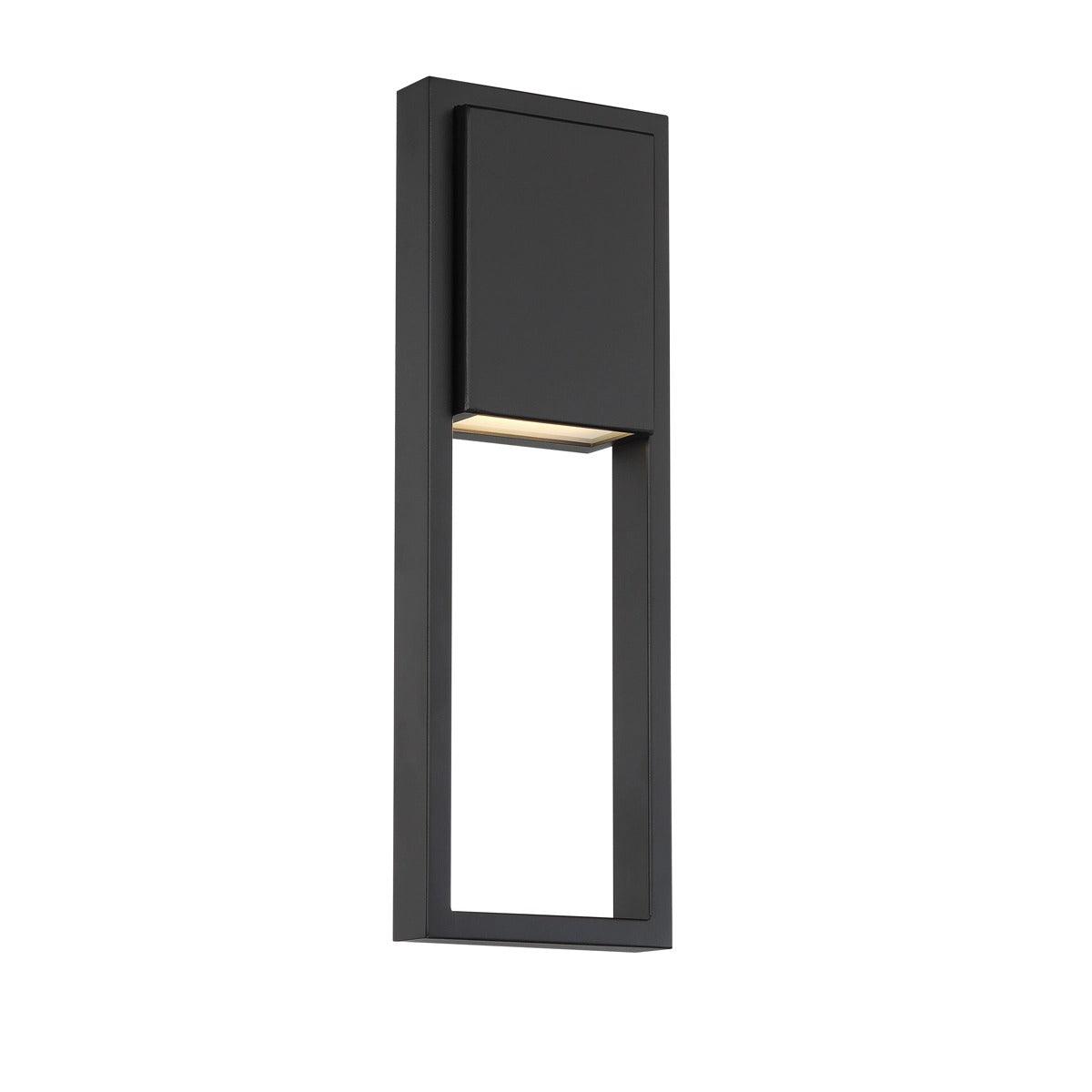 LED Aluminum Frame with Glass Diffuser Rectangular Outdoor Wall Sconce - LV LIGHTING