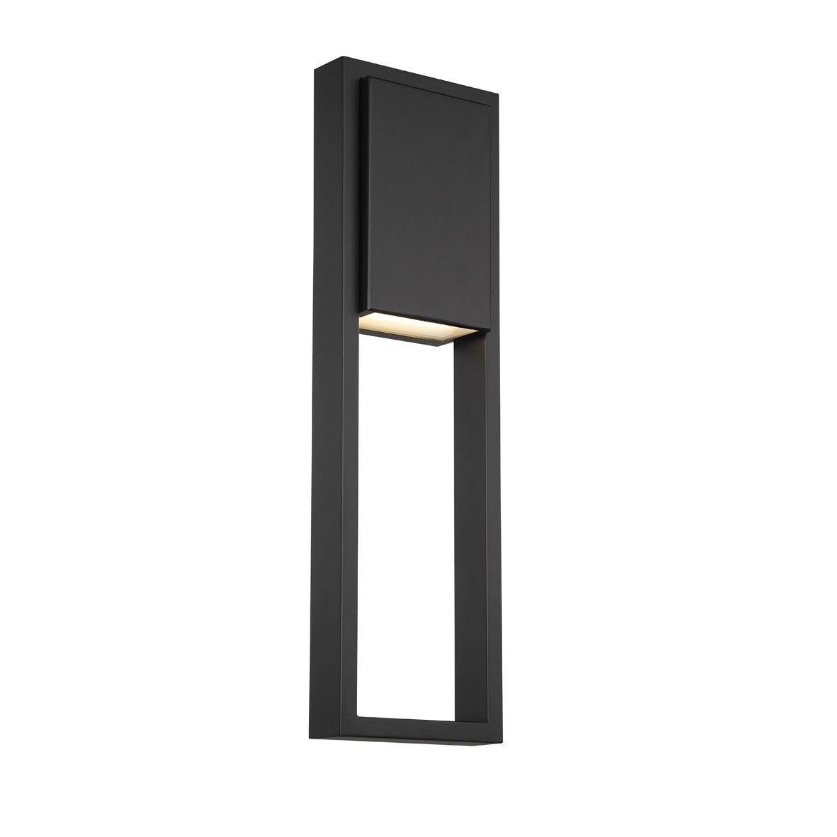 LED Aluminum Frame with Glass Diffuser Rectangular Outdoor Wall Sconce - LV LIGHTING
