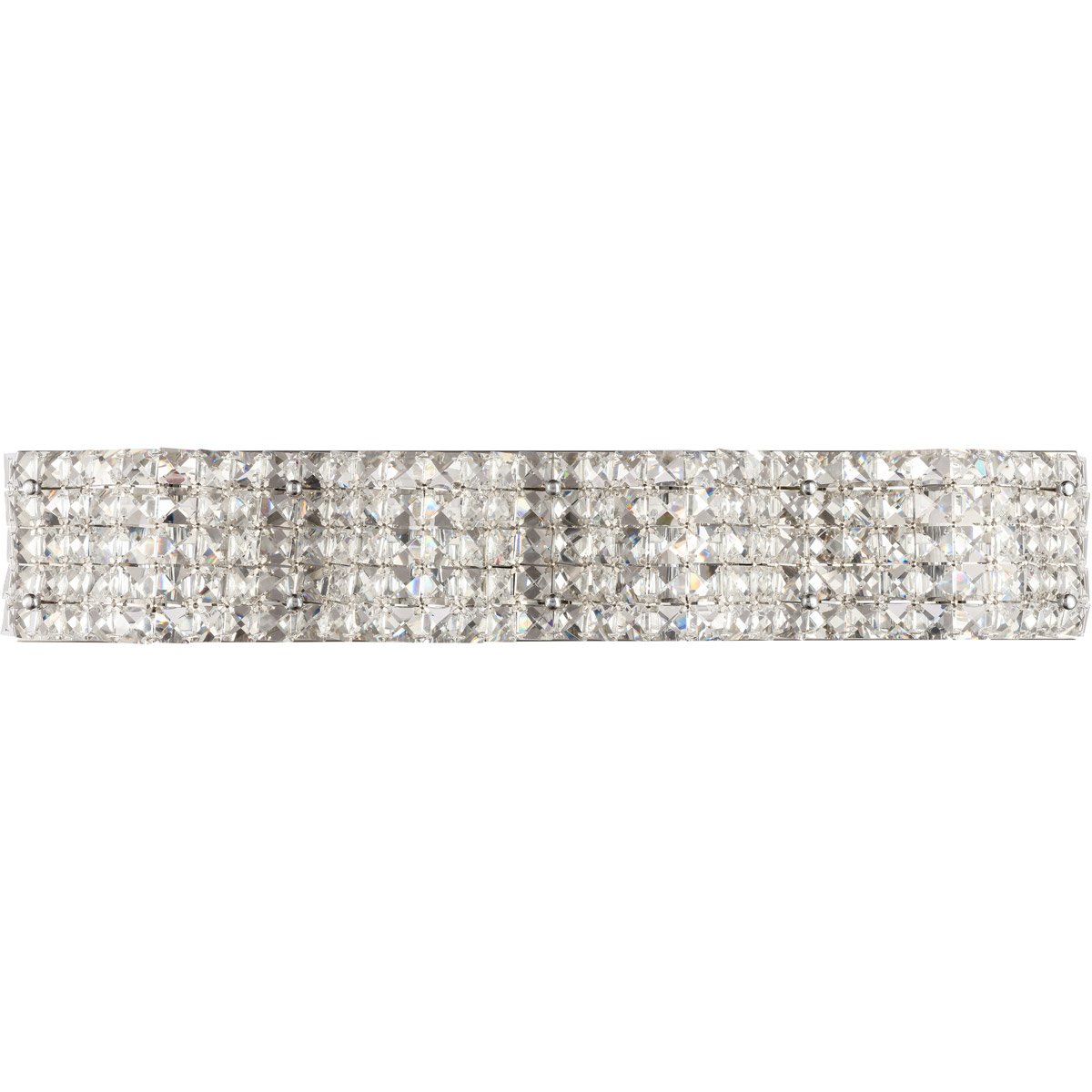 Chrome with Crystal Wall Sconce - LV LIGHTING