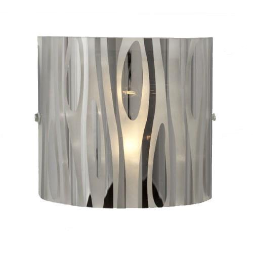 Chrome Frosted Glass Wall Sconce - LV LIGHTING